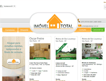 Tablet Screenshot of imoveltotal.com.br